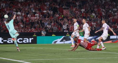  أسد الأطلس يكتب تاريخ اليونان.. الكعبي يقود أولمبياكوس للتتويج الأوروبي أمام فيورنتينا (فيديو)